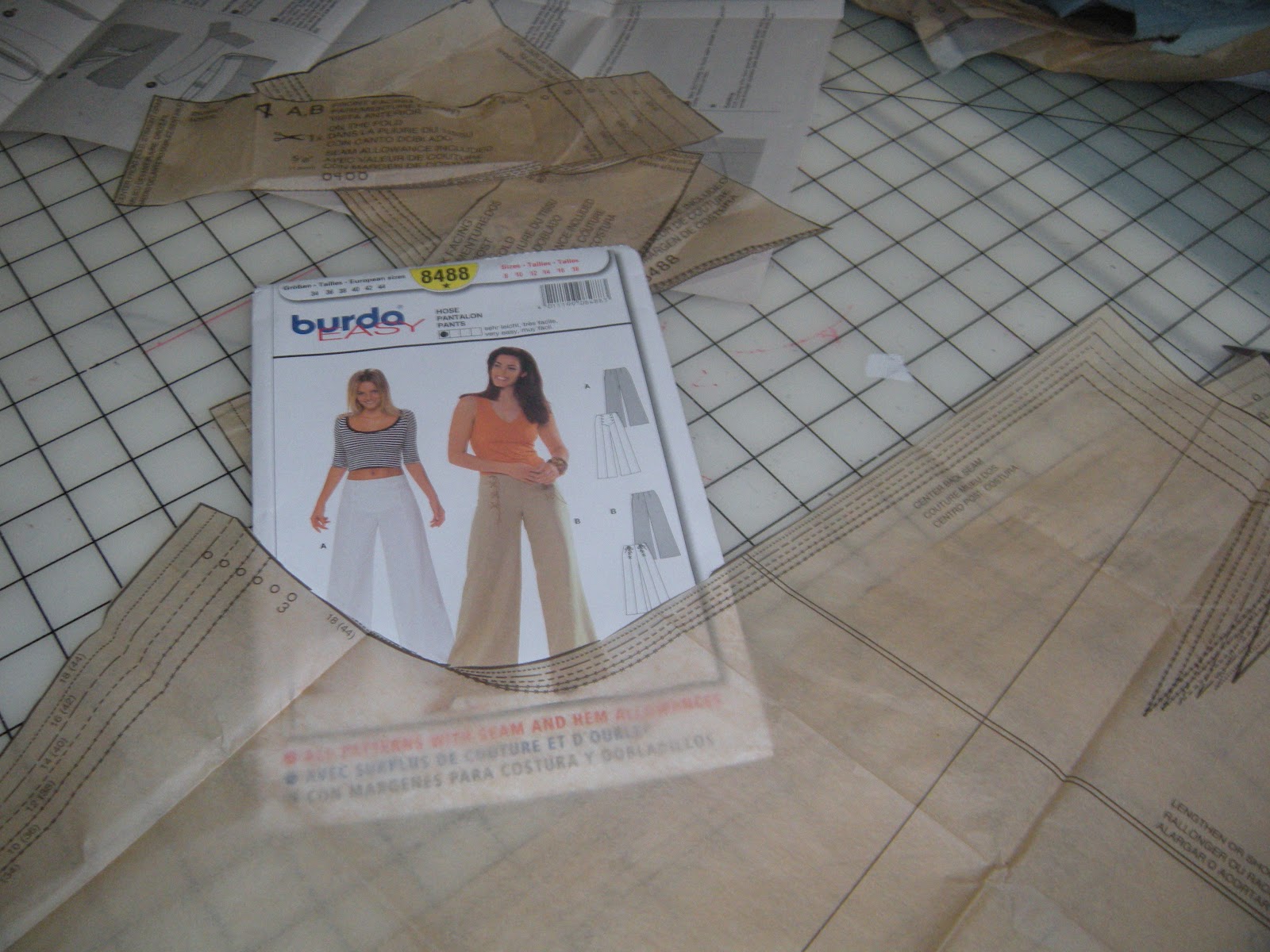 SewToFit by A.D. Lynn Completed Burda 8488 a repeat.