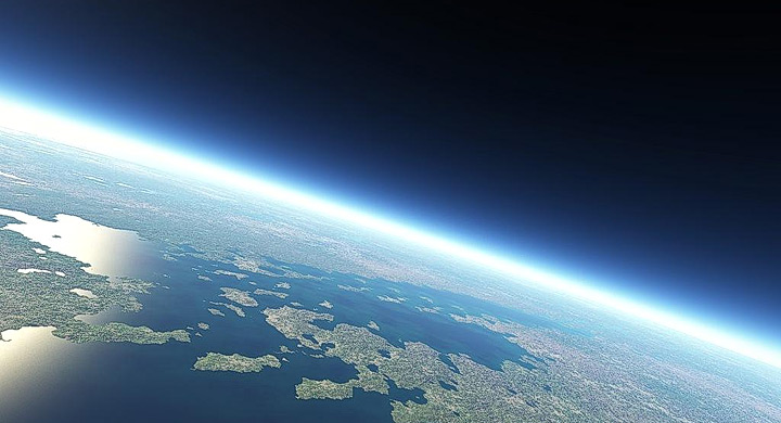 Imagen Satelital de la Capa de Ozono