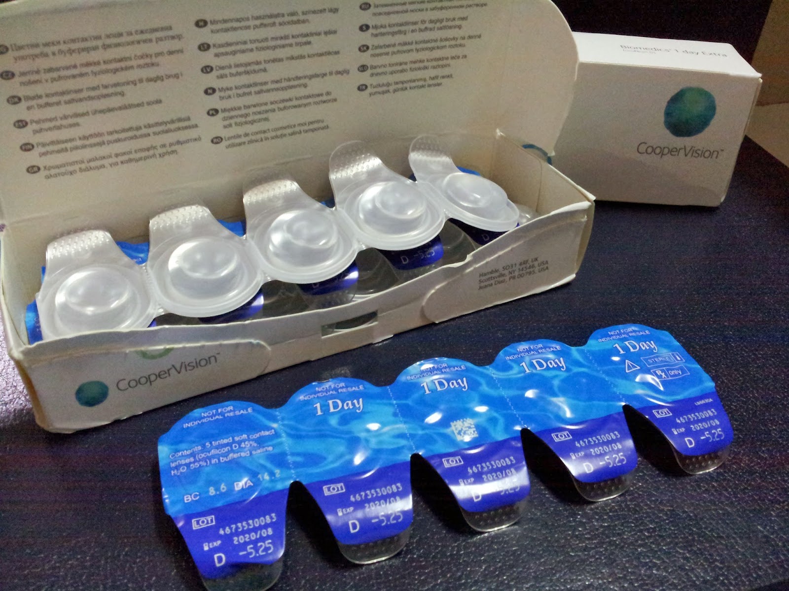 My day 1 day contact lenses