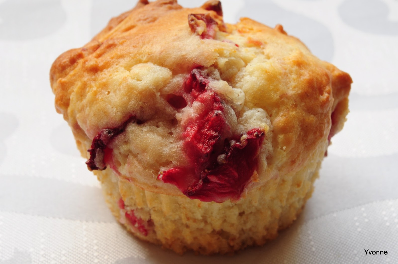 Aardbei mascarpone muffins