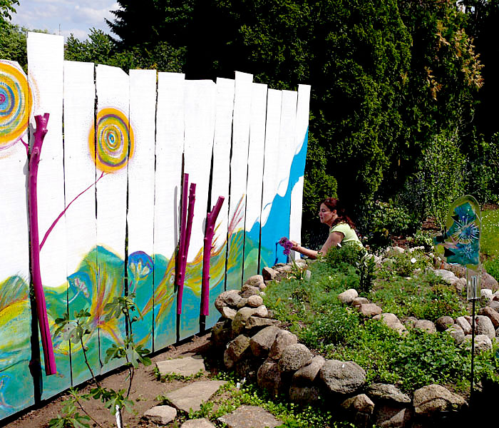 Malereien Oder So Tag Ix Zaunart Statt Backart