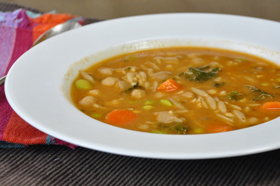 Stealth Cooking Two Bean Soup with Harissa
