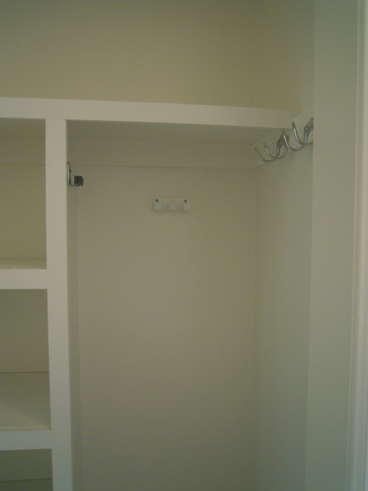 White Wood fresh coat for the closet