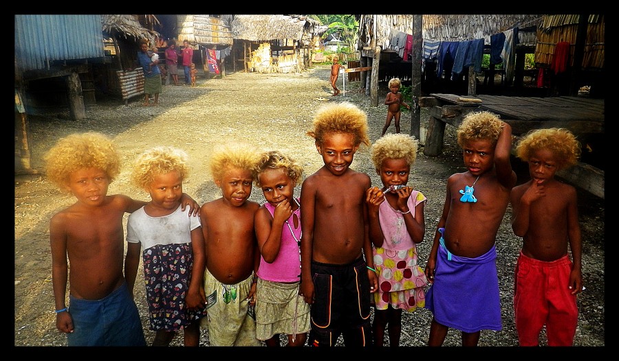 THE MELANESIAN (AFRICANS) OF SOLOMON ISLANDS THE WORLD`S ONLY BLACK