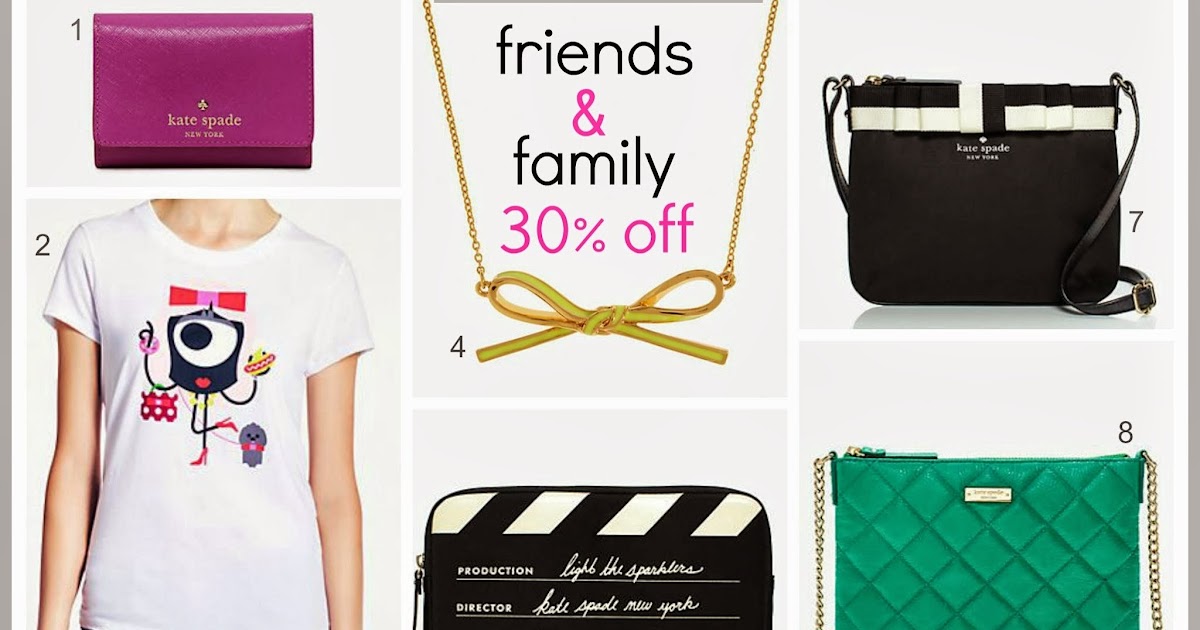 Tracy's Notebook of Style Kate Spade Friends & Family 30 off discount!!