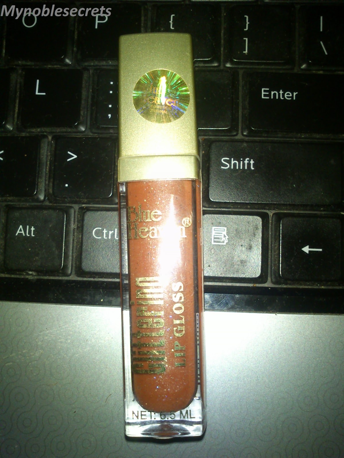 Indian Beauty Zone Blue Heaven Glittering Lip Gloss Tangy Orange