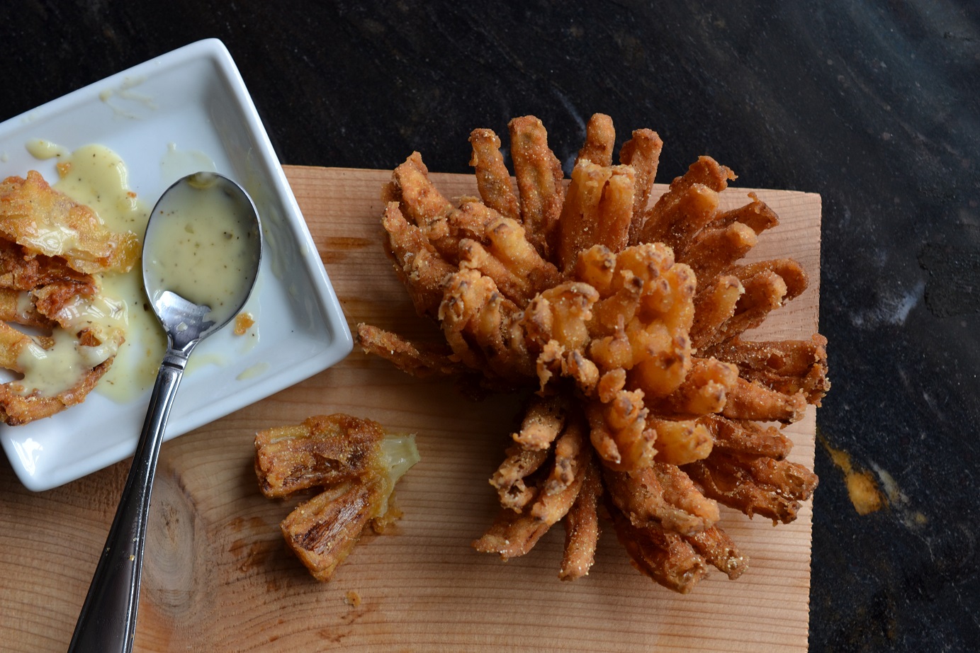 Greedy Girl Blooming Onions Fried not baked!