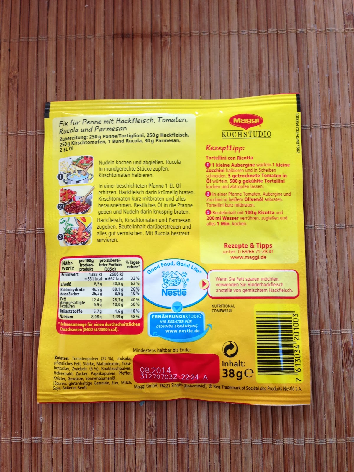 Produkttest Maggi Bella Italia