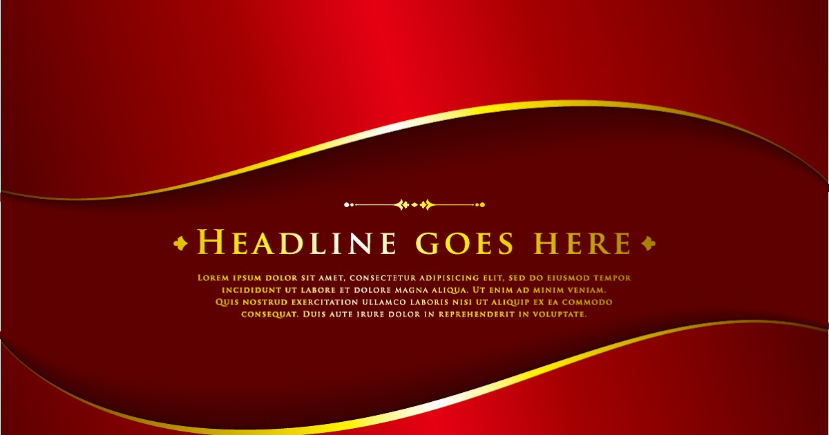 古典的で豪華な赤と金色の背景 classic luxury red background イラスト素材 ai eps イラストレーター