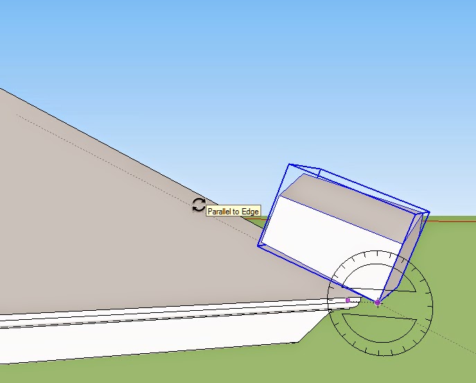 tutorial cara membuat bubungan pada sketchup