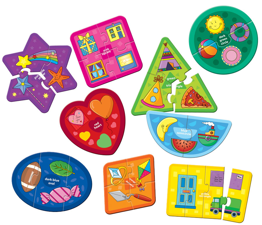 funfunbaby Colors and Shapes Puzzles