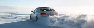 cool bmw m6 on snow drifting facebook cover free pictures