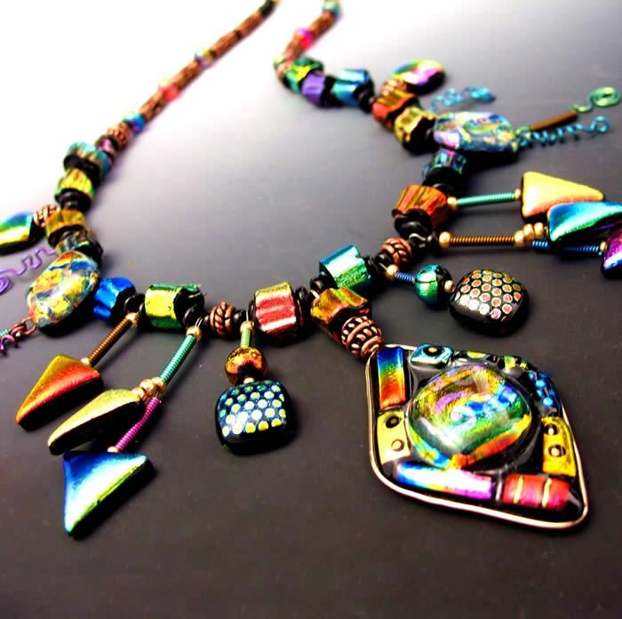 Fused Glass Designs Dichroic Fused Glass Jewelry