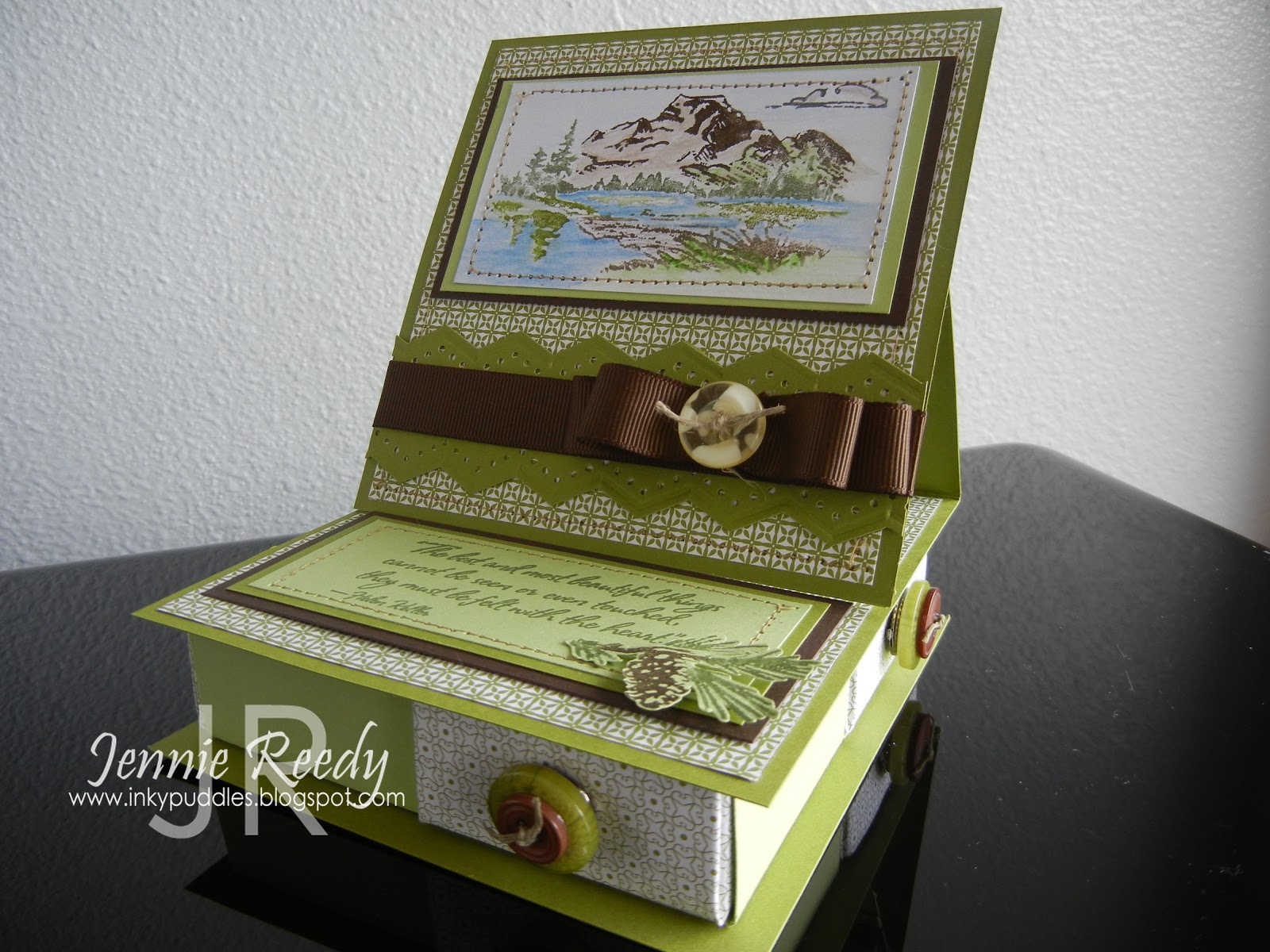 Walk on the Creative Side 4Drawer Easel Card
