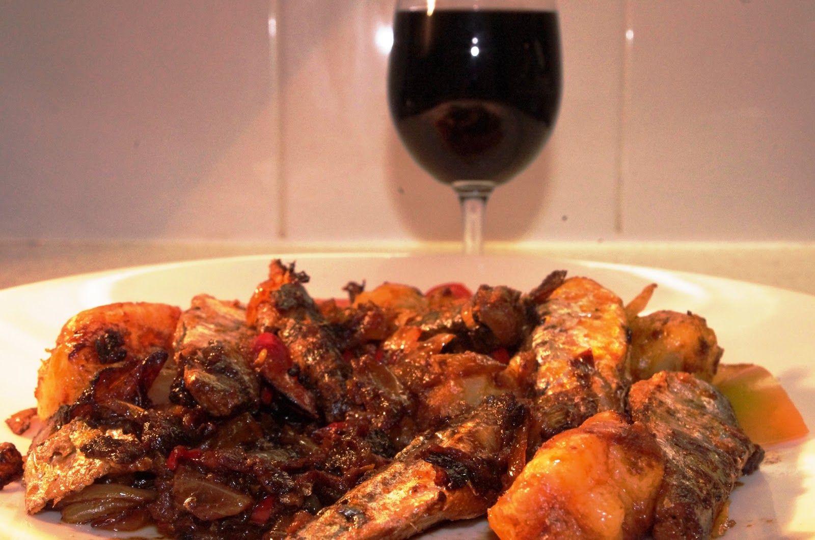 Brown in Town Red Wine with Fish Wine Spice