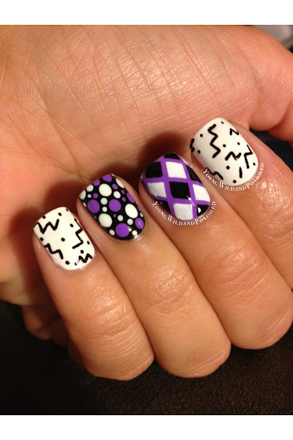 young wild and polished caution.nail