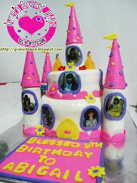 3D Princess Castle Cake