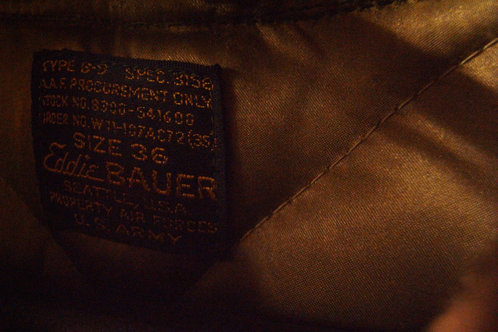 HIGH OCTANE B9 Eddie BAUER 1943