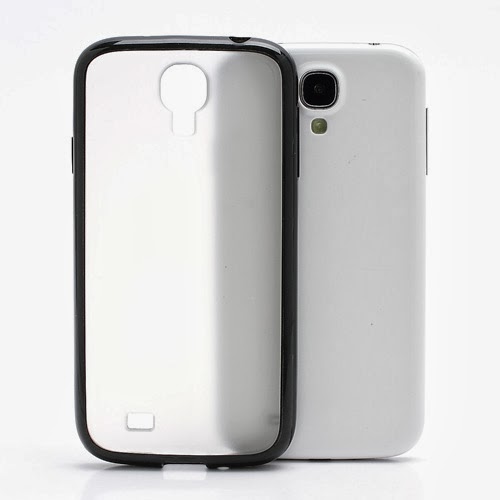 Hybrid Case : TPU Edges and Transparant Back Case Samsung Galaxy S 4 IV i9500 i9505 - Black Hybrid Case : TPU Edges and Transparant Back Case Samsung Galaxy S 4 IV i9500 i9505 - Black