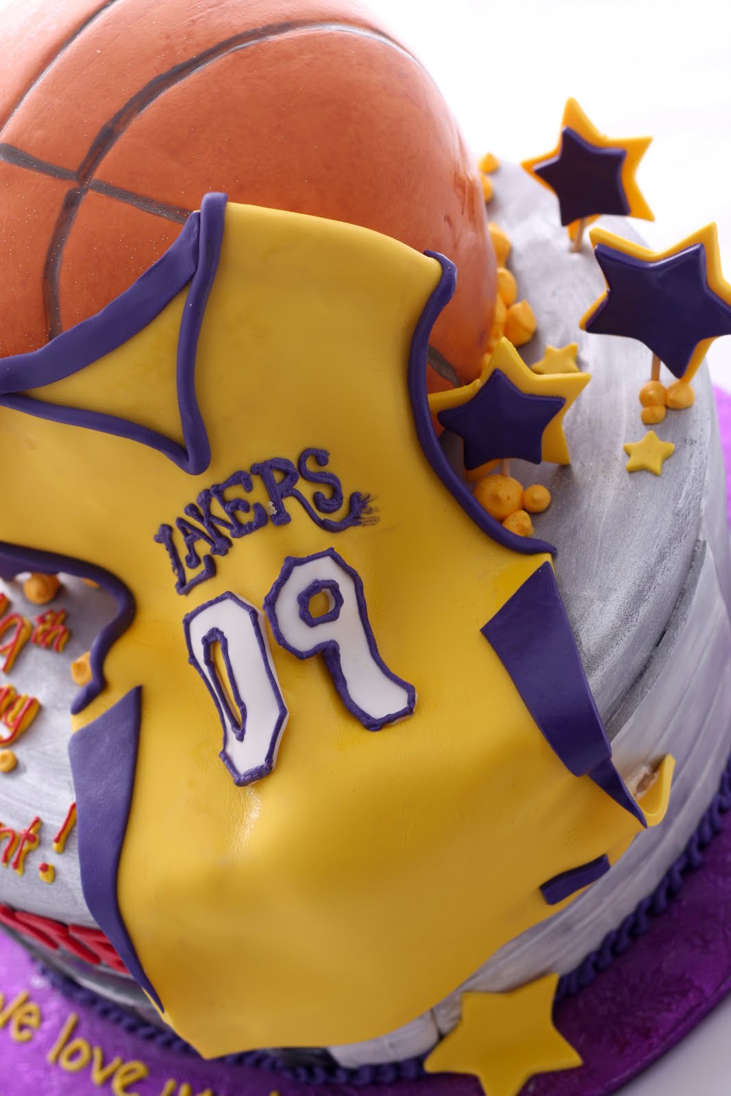 Lakers Wedding Cake