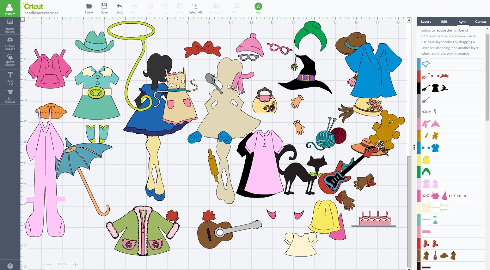 My Grandma's Teacups Paper Dolls Accessories