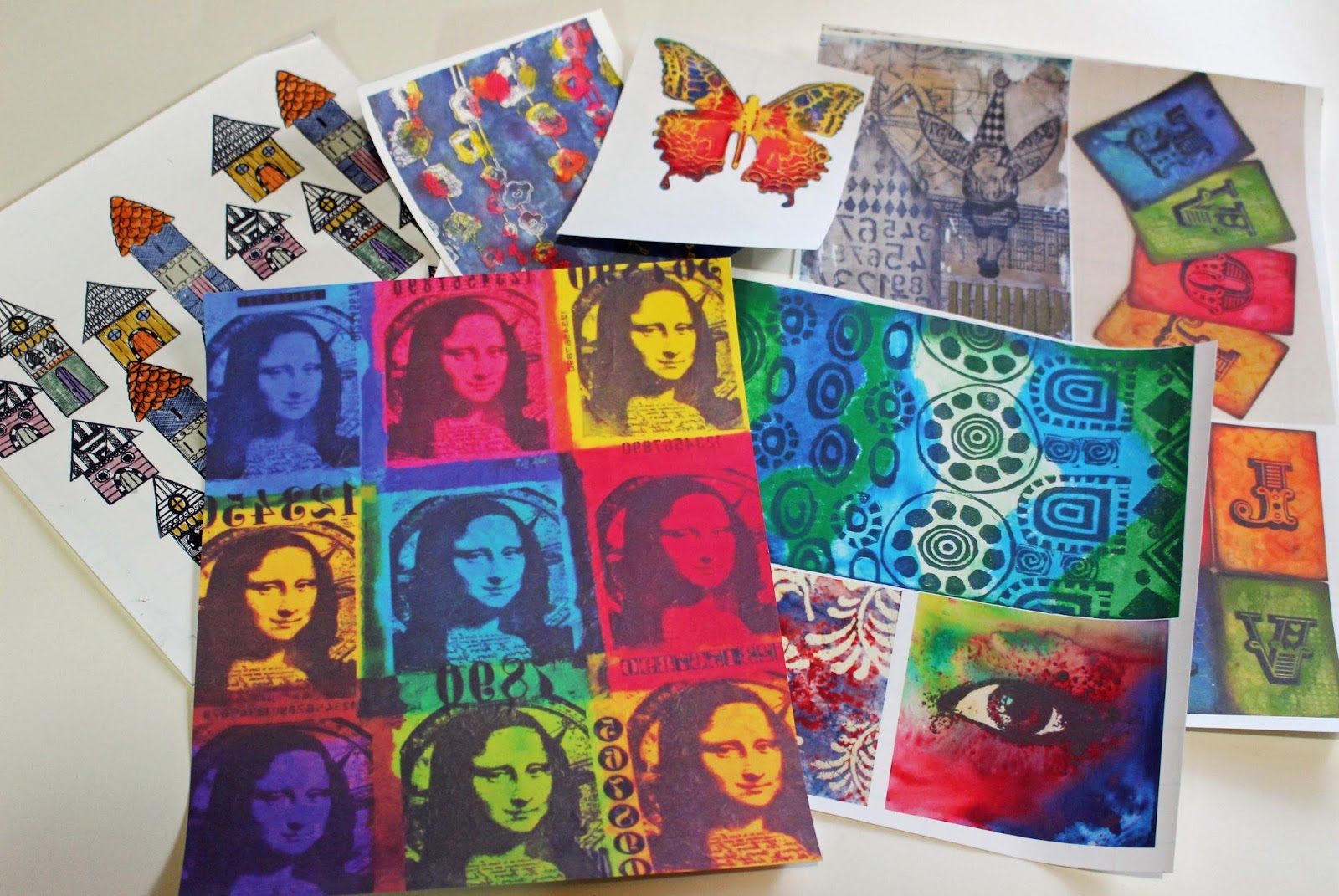 Stamps and Stencils Transfer Printing
