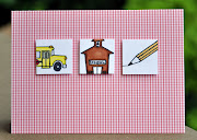 stamp: A Muse bus, school, pencil. ink: Memento Tuxedo black (dsc )