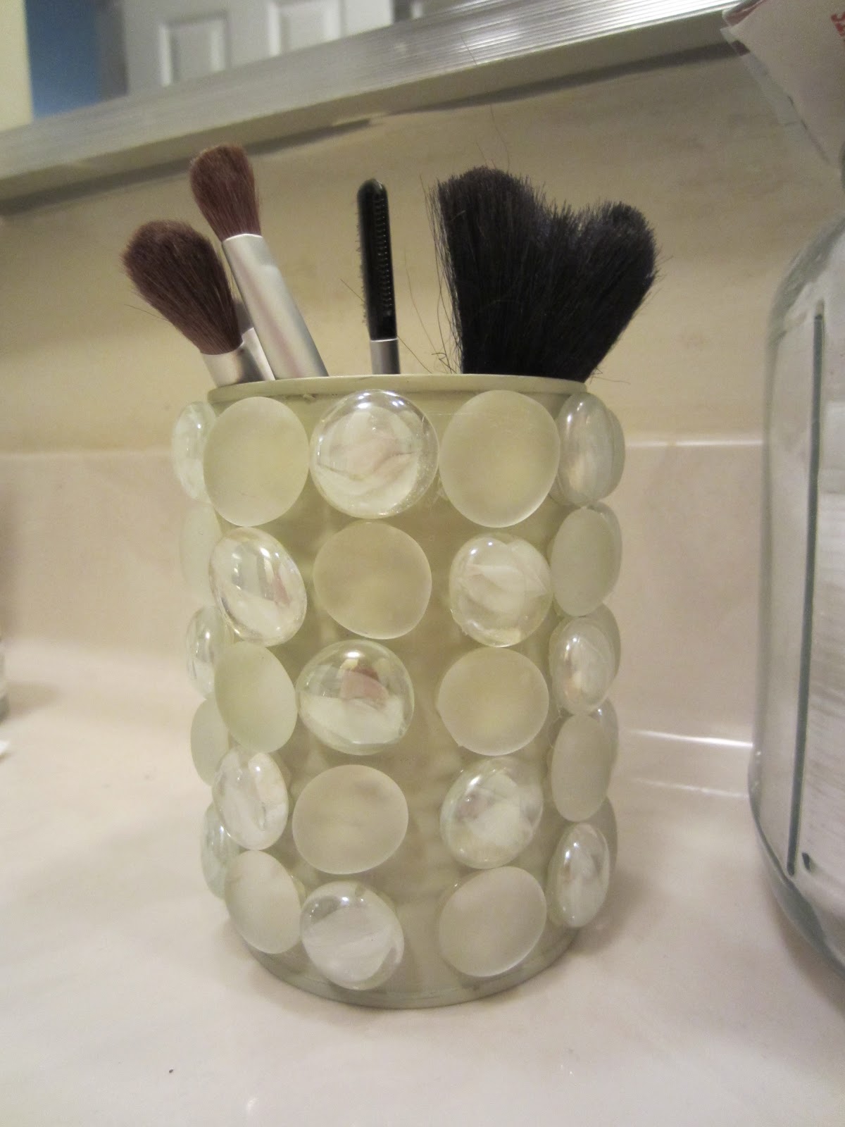 Homemade Makeup Brush Container