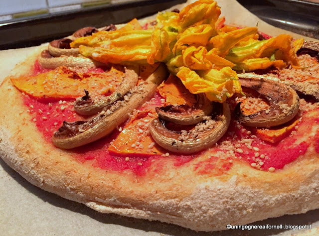 pizza e panino con impasto ad alta idratazione + pizza in teglia con impasto integrale
