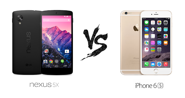 Google Nexus 5X vs Apple iPhone-6