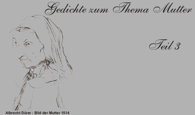 Gedichte Und Zitate Fur Alle Die Mutter In Gedichten Deutscher