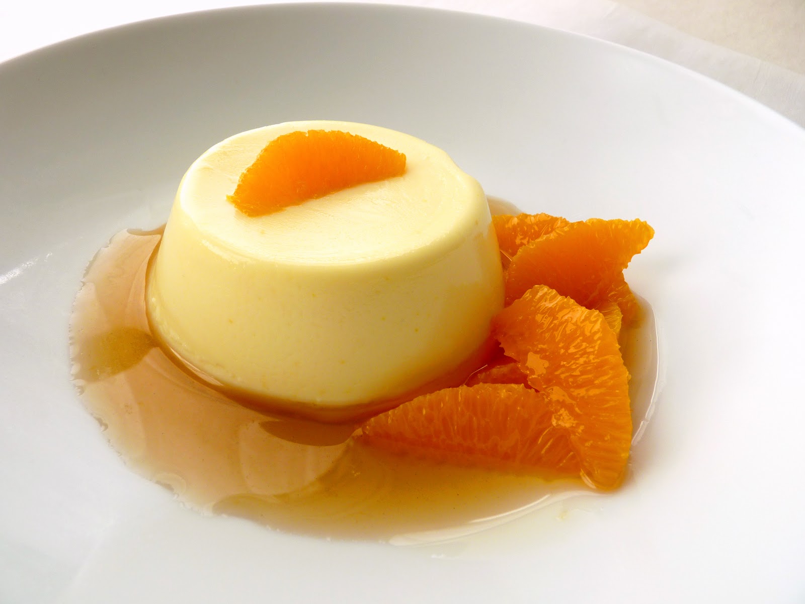 pastry studio Orange Panna Cotta with Earl Grey Cardamom Sauce