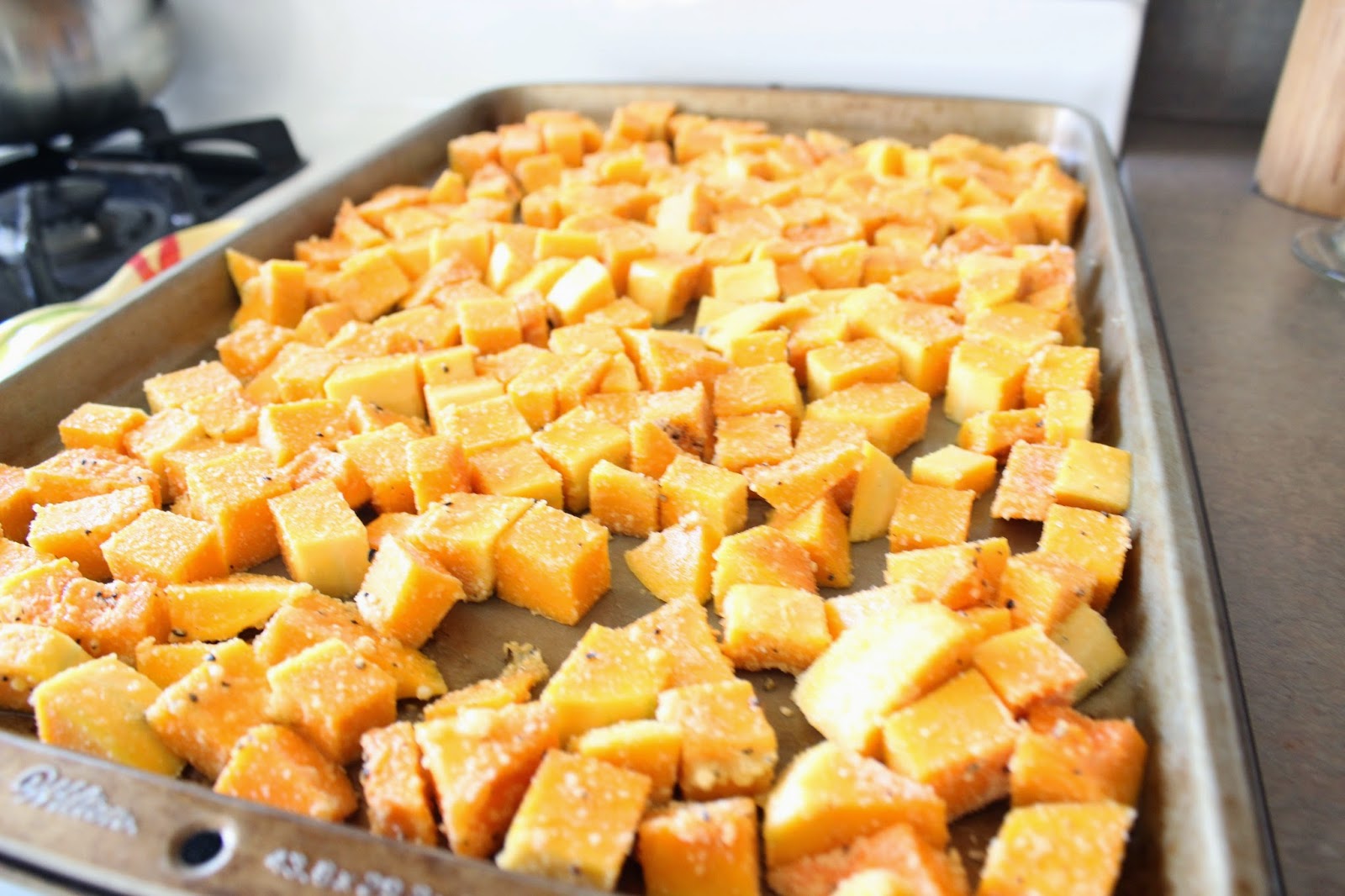Married to Davis Parmesan Roasted Butternut Squash