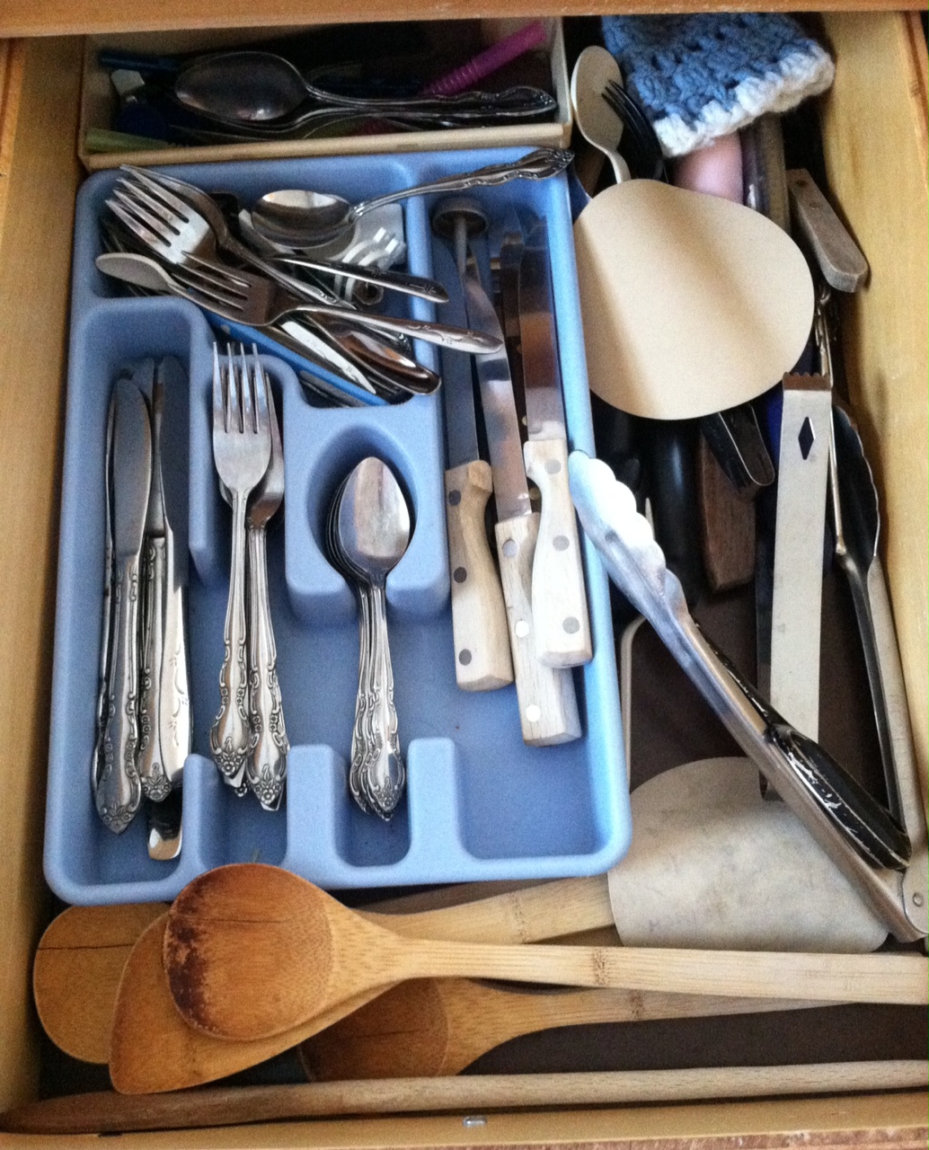 Nostalgic Tour Today's Tackle The Silverware Drawer