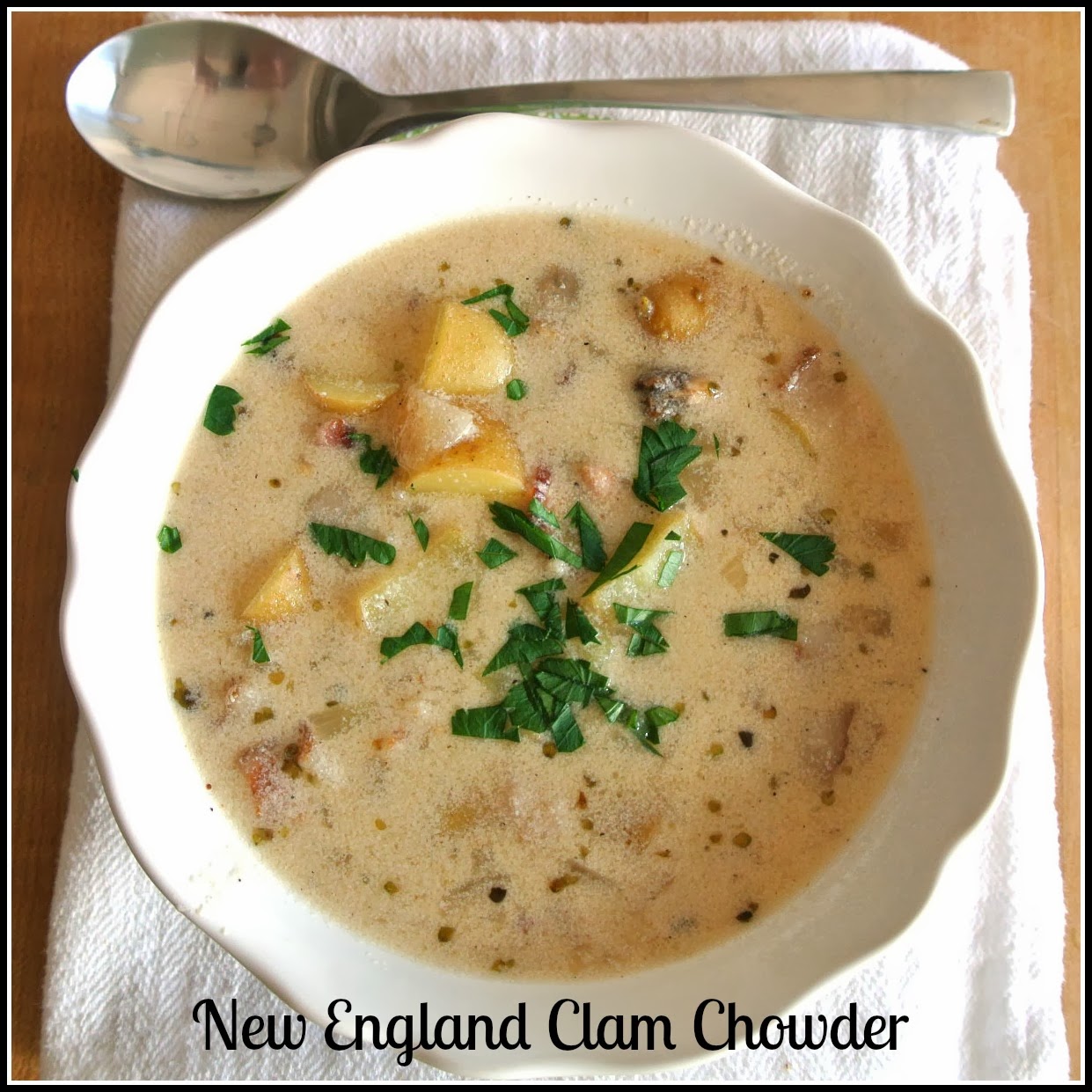 Gourmet Cooking For Two New England Clam Chowder from scratch