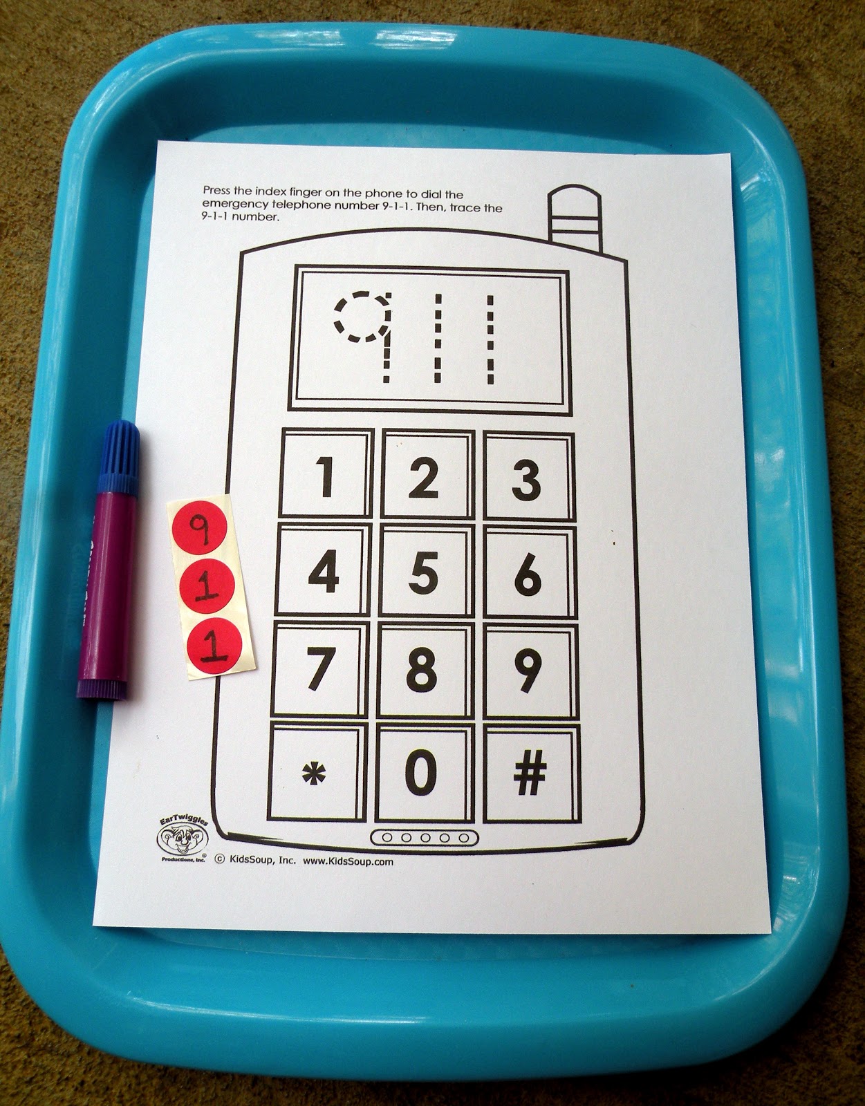 The Fantastic Five: E is for Emergency Tot Trays