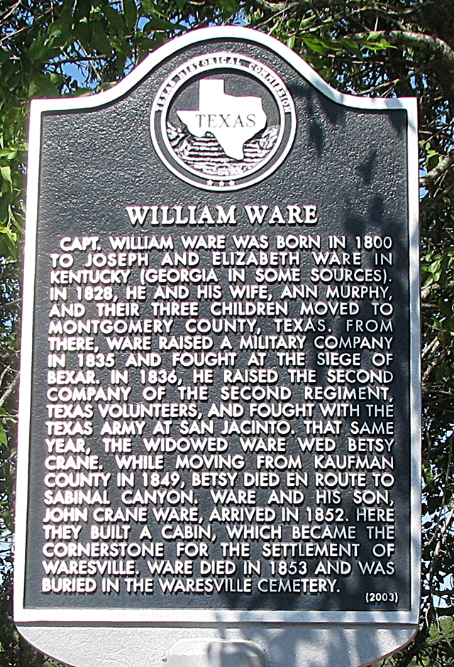 Texas History Page William Ware Surprised Me One Day in Utopia