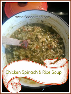 Chicken Spinach & Rice Soup