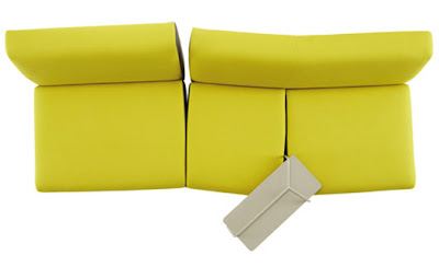 Elegante Sofá de color Amarillo