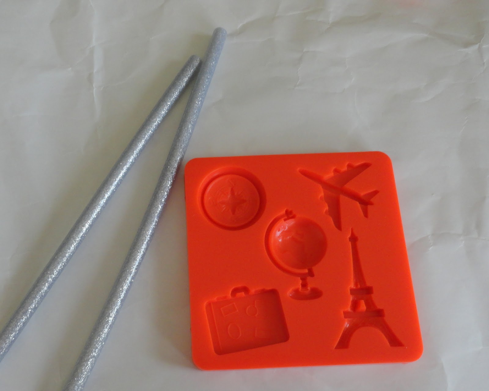 Silver airplane push pins tutorial Rachel Teodoro