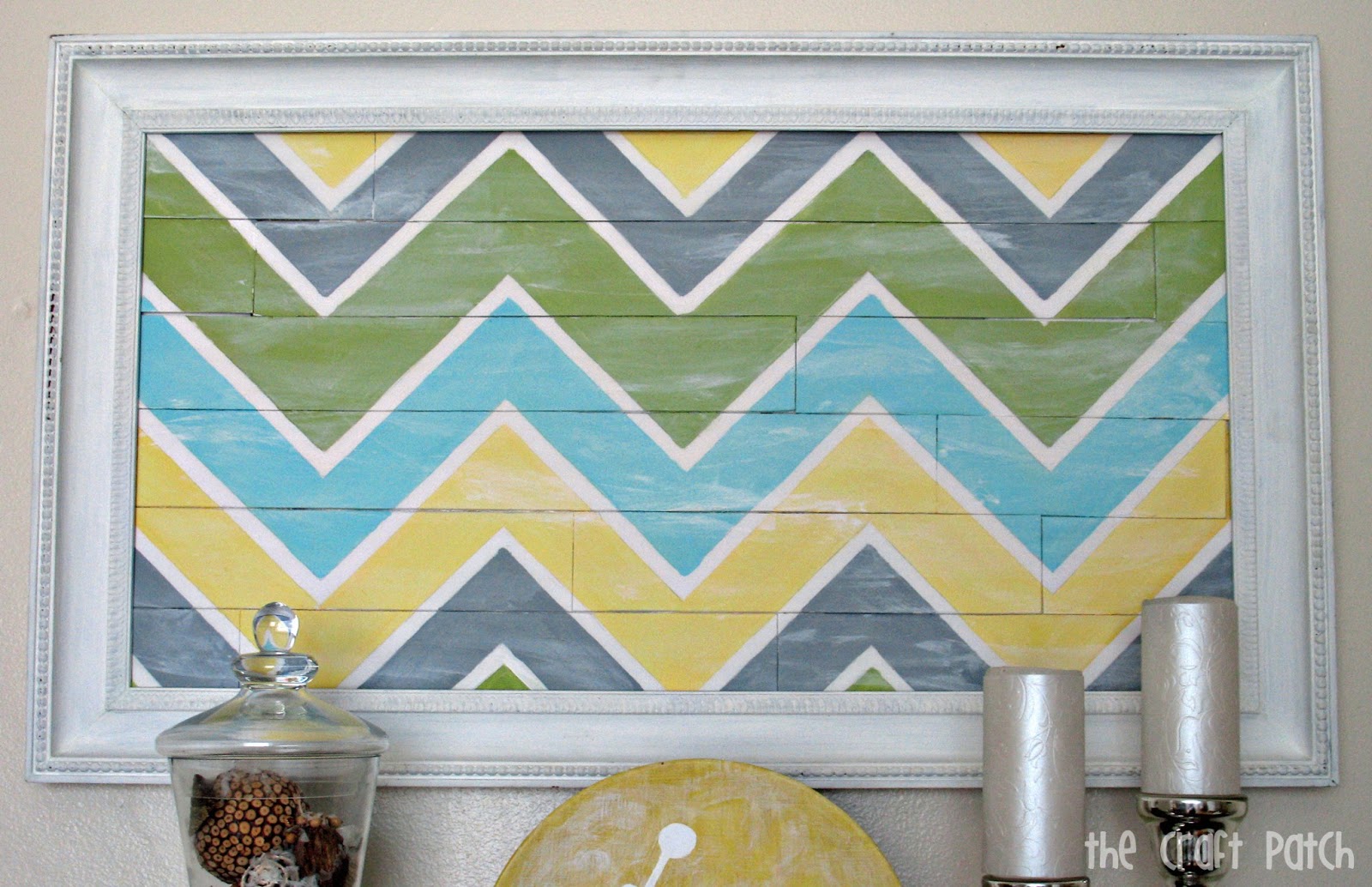 The Craft Patch Chevron "Pallet" Wall Art