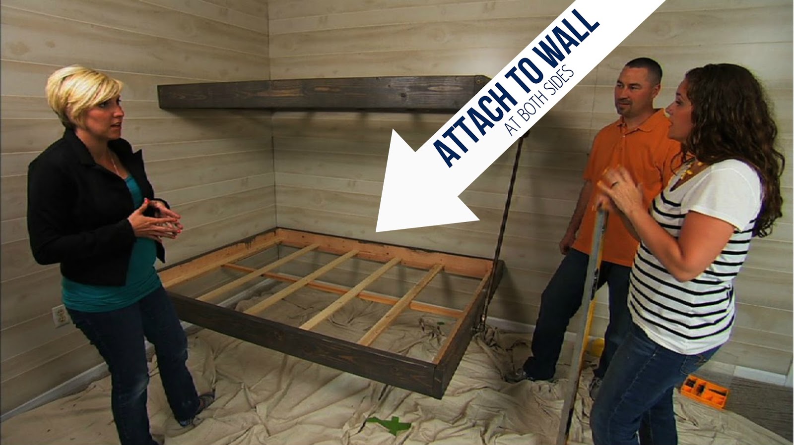 Floating Bunk Beds Tutorial Knock It Off Diy Project East