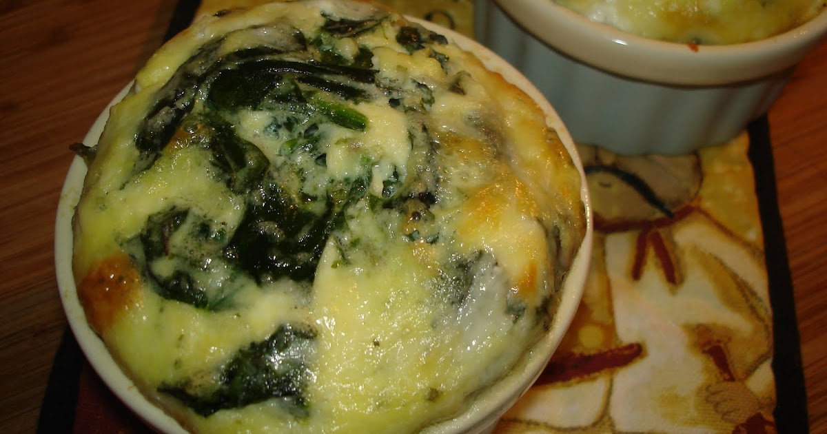 The Tiny Skillet Parmesan, Goat Cheese and Spinach Flan?