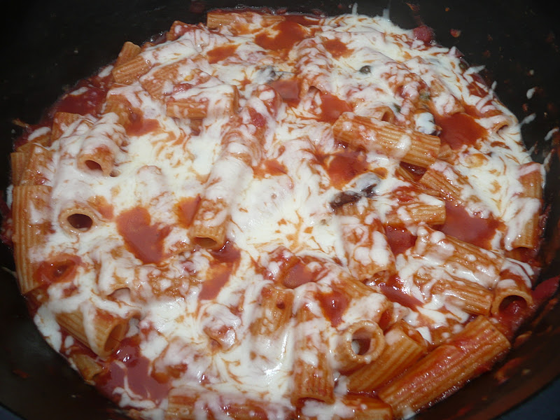 Everyday Dutch Oven Skillet Baked Ziti with Puttanesca Sauce