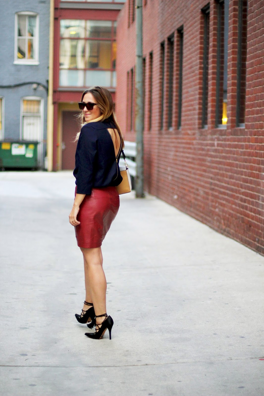 lace up pumps, YSL, cooper, ella, blouses, woman, dc, style, blog, leather skirt