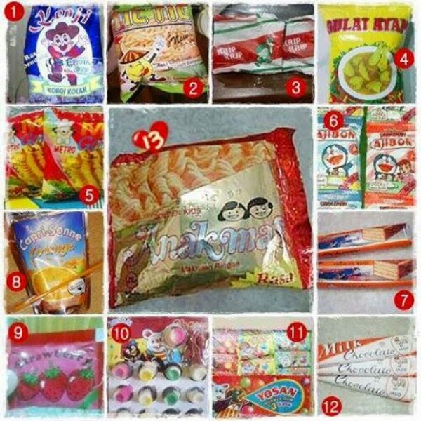 Wakawiki World 13 Jajanan Yang Sangat Populer Saat Masa Kecil Dahulu