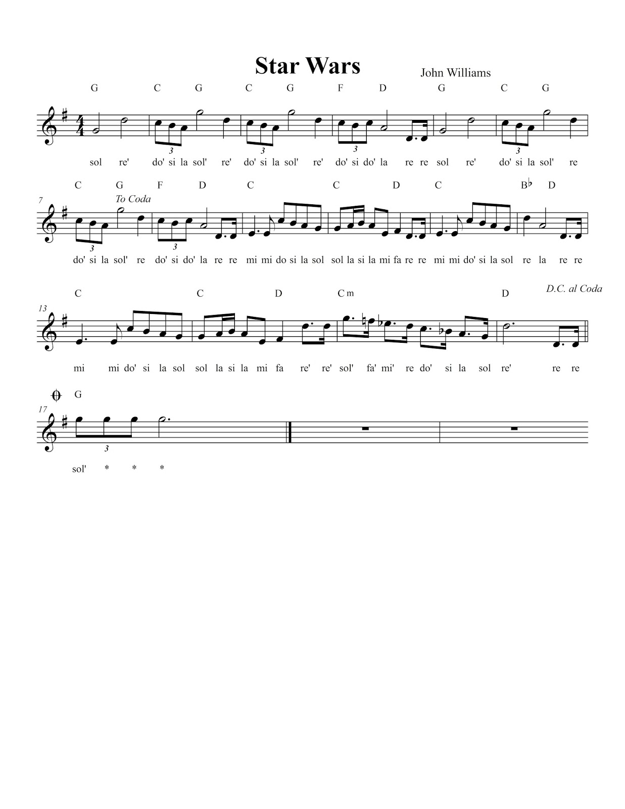 El Profe de Música 5º BÁSICO Cancion nº 5 "STAR WARS"