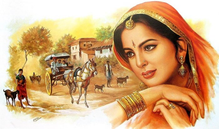 My Dreams Rajasthani Girls Art Paintings