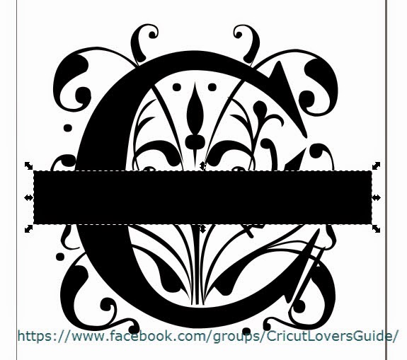 Download Free The Non Crafty Crafter Cricut Using Inkscape To Create A Split Letter Monogram PSD Mockup Template