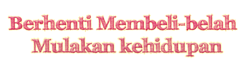 Berhenti Membeli-belah , Mulakan Kehidupan